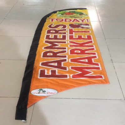 Aluminium fiberglass advertisement flags and banners