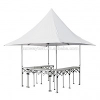 Big Hexagon Aluminum 3x3m Display Folding Gazebo Tent