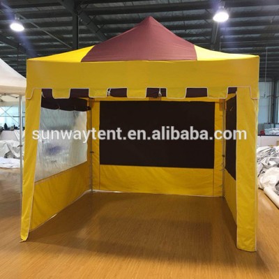 3X3 Aluminum Folding Gazebo with Mix Color roof and sidewalls